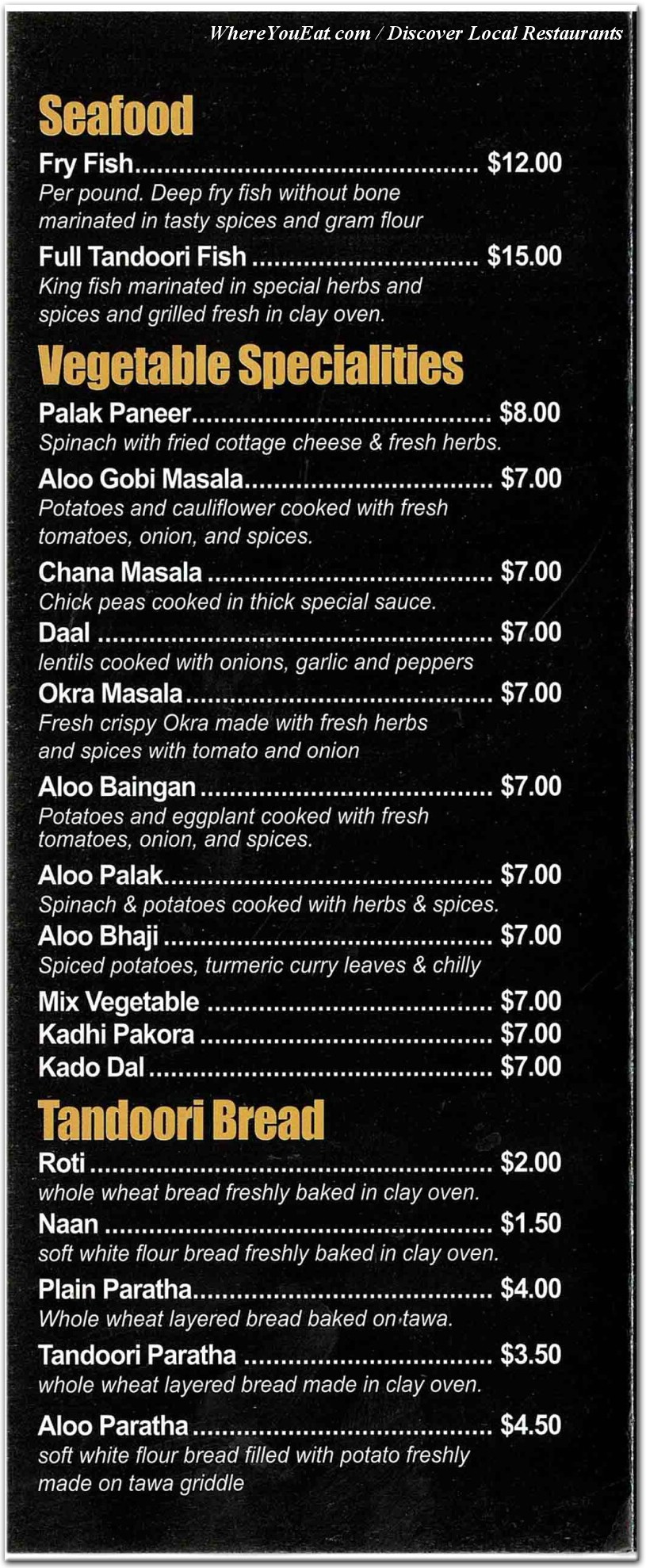 Our Foods
